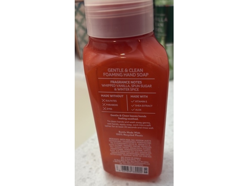 Bath & Body Works The Most Reindeer Fultime Gentle + Clean Foaming Hand Soap, Toasted Vanilla Chai, 8.75 fl oz/259 mL, 2 Pack