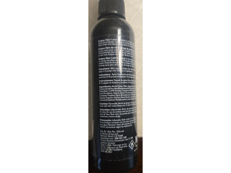 Eclipse Fiber Locking Spray, 4 fl oz/118 mL