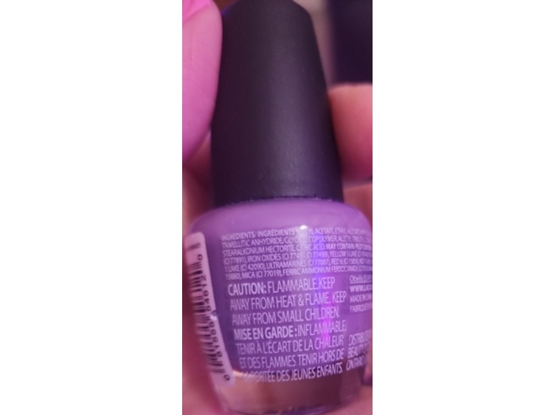 L.A. Colors Color Craze Nail Polish, Purple CNP 612, 0.44 fl oz/14 mL