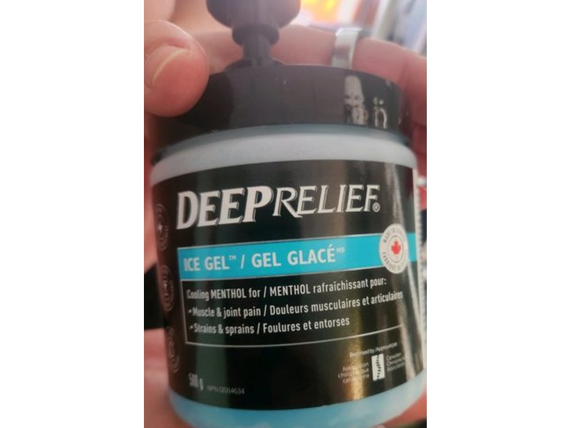 Deep Relief Ice Gel, Cooling Menthol, 500 g
