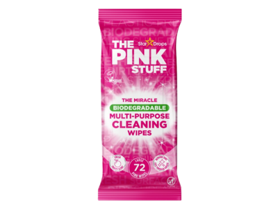 The Pink Stuff Multi-Purpose Cleaning Wipes, Fresh Fruit, 72 Count, Pack Of 3