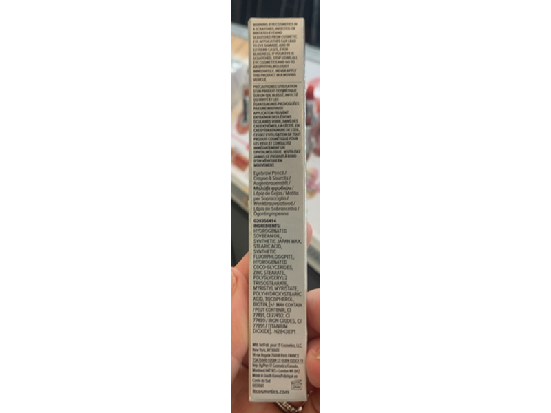 IT Cosmetics Brow Power Eyebrow Pencil, Universal Blonde, 0.0056 oz/0.16 g