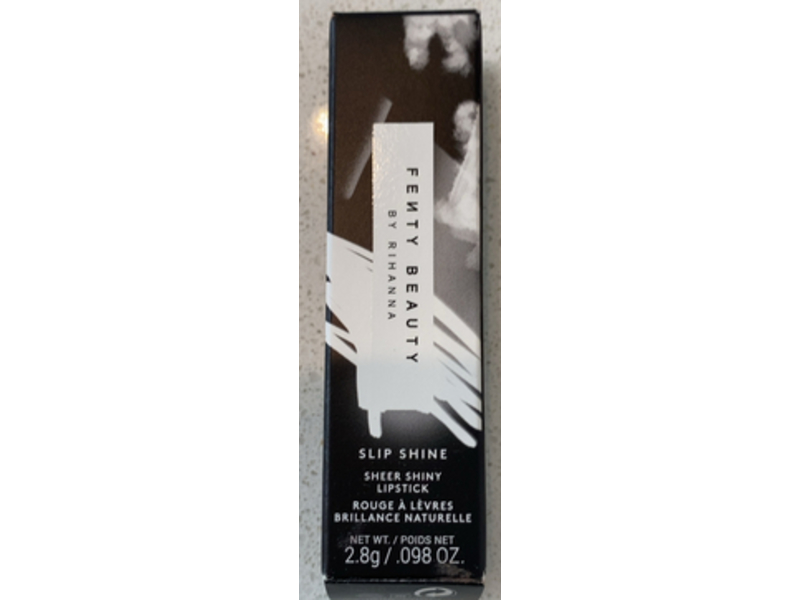 Fenty Beauty by Rihanna Slip Shine Sheer Shiny Lipstick, Goji Gang, 0.098 oz/2.8 g