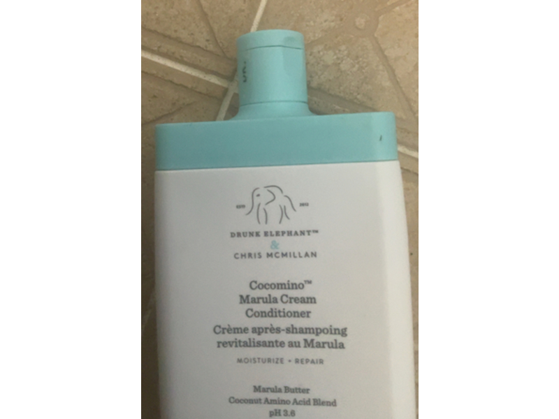 Drunk Elephant & Chris Mcmillan Cocomino Marula Cream Conditioner, 8 fl oz/240 mL