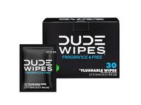 Dude Wipes On-The-Go Flushable Wipes, Fragrance Free, Vitamin E & Aloe, 30 Count - Image 2