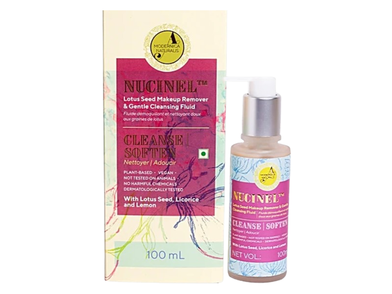 Modernica Naturalis Makeup Remover & Gentle Cleansing Fluid, 3.38 fl oz/100 mL