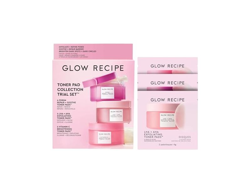 Glow Recipe Toner Pads Trial Set, 2 g, 12 Count