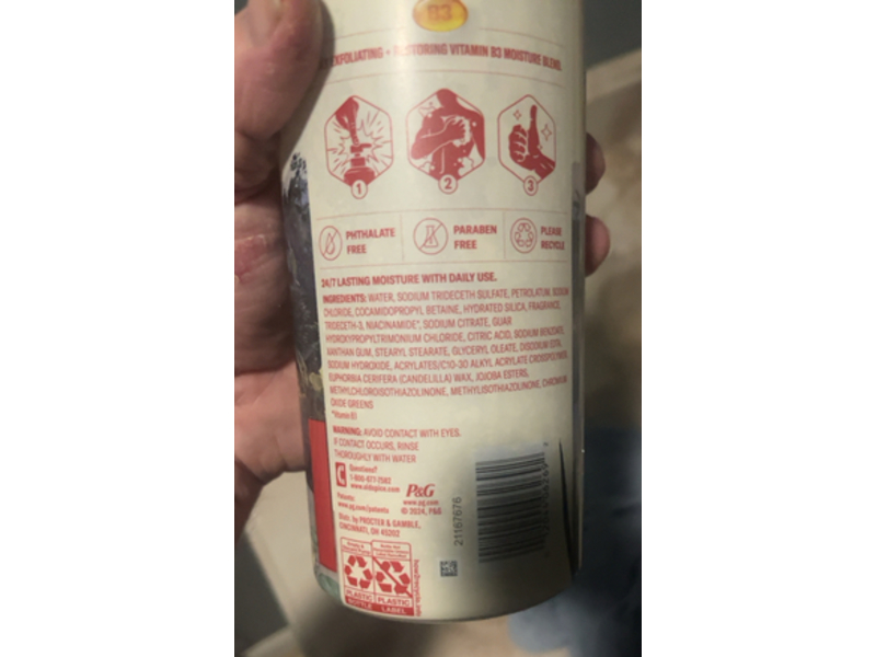 Old Spice GentleMan's Exfoliating Body Wash, Sandalwood + Aloevera, 26 oz