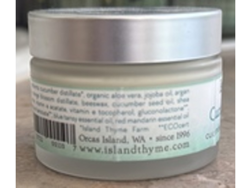 Island Thyme Cucumber Blue Tansy Buttercream, Cucumber Seed & Argan, 50 mL