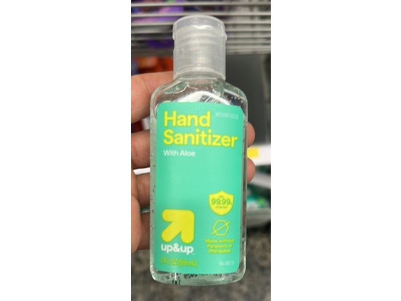 Up & Up Hand Sanitizer, Aloe, 2 fl oz/59 mL