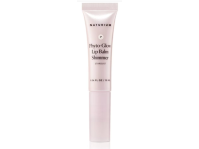 Naturium Phyto-Glow Lip Balm Shimmer, Star Dust, 0.34 fl oz/10 mL