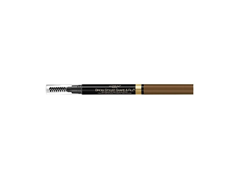L'Oréal Paris Makeup Brow Stylist Shape & Fill Mechanical Eye Brow Makeup Pencil, Dark Blonde, 0.008 oz.