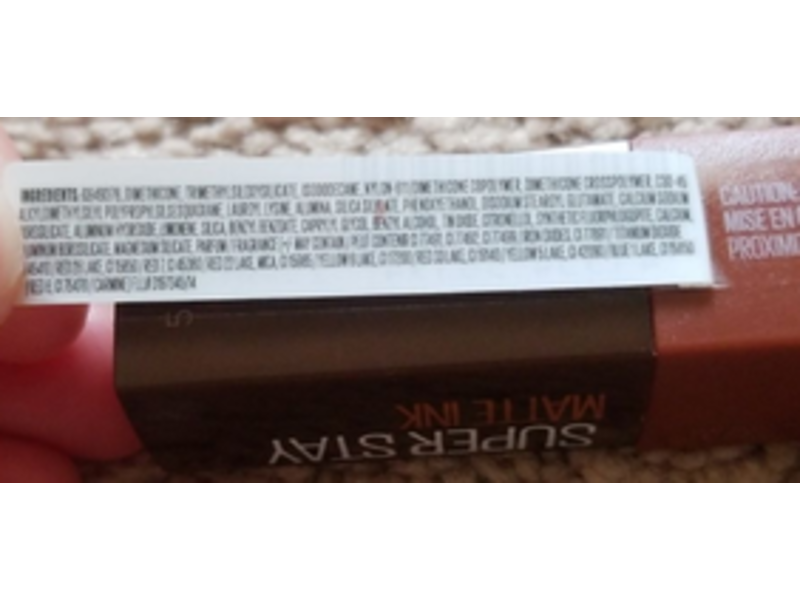 Maybelline New York Super Stay Matte Ink Liquid Lipstick, Cocoa Connoisseur, 0.17 fl oz/5 mL