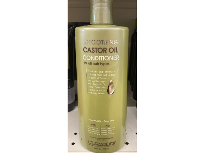 Giovanni Smoothing Conditioner, Castor Oil , 24 fl oz/710 mL