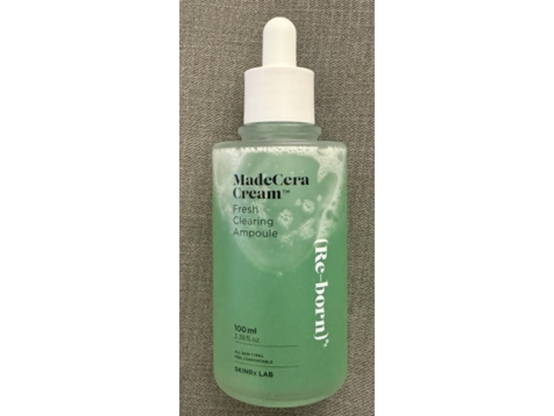 Skinrx Lab Made Cera Cream Fresh Clearing Ampoule Serum, 3.38 fl oz/100 mL