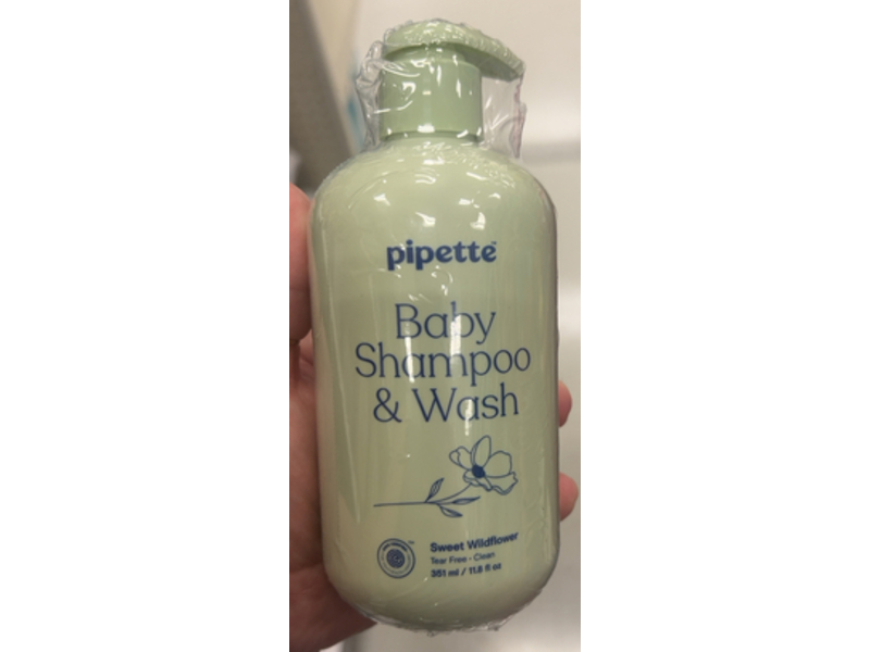 Pipette Baby Shampoo & Wash, Sweet Wildflower, 11.8 fl oz/351 mL