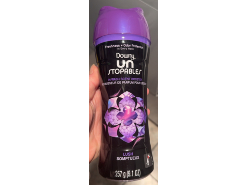 Downy Unstopables In-Wash Scent Booster, Lush Somptueux, 9.1 oz/257 g