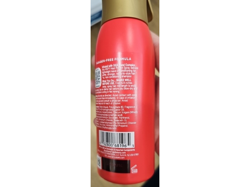 OGX Bond Protein Repair 450°F Heat Protect Spray, 6.5 fl oz/193 mL