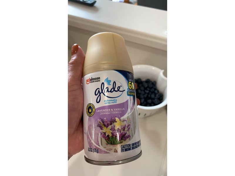 Glade Lavender & Vanilla Automatic Spray Refills Air Fresheners (6) 6.2 oz Each