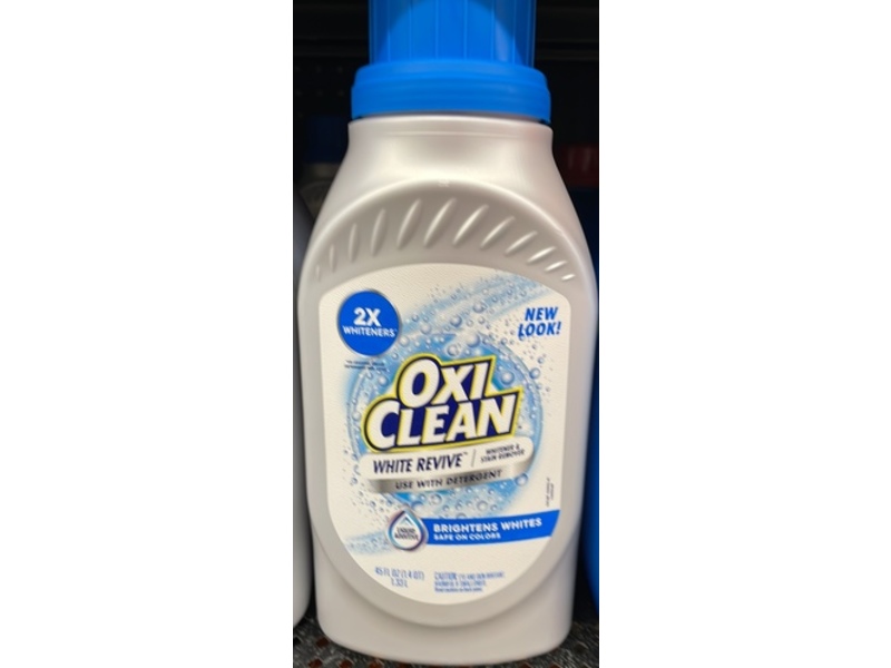 OxiClean White Revive Whitener & Stain Remover, 45 fl oz/1.33 L