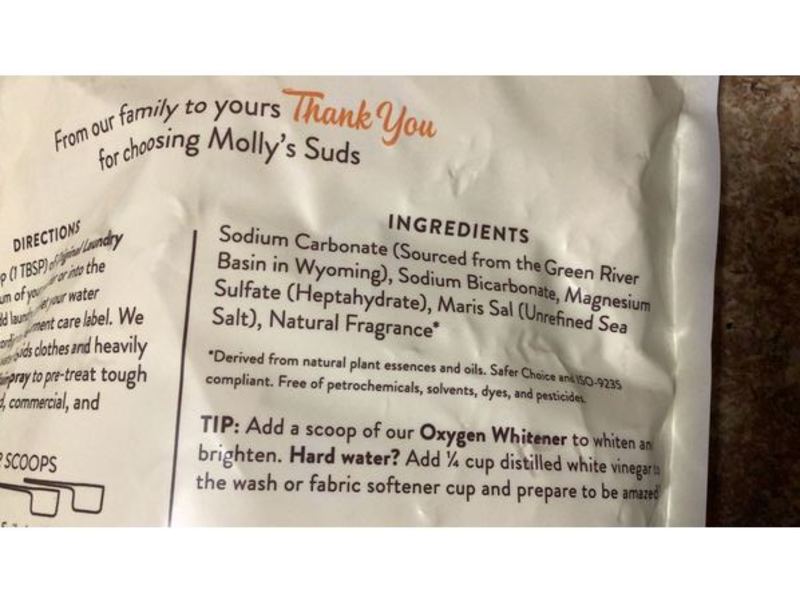 Molly's Suds Original Laundry Powder, Citrus Grove, 120 Loads