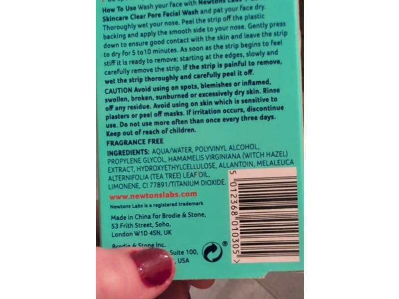 T Zone Skincare Nose Pore Strips, 6 Count