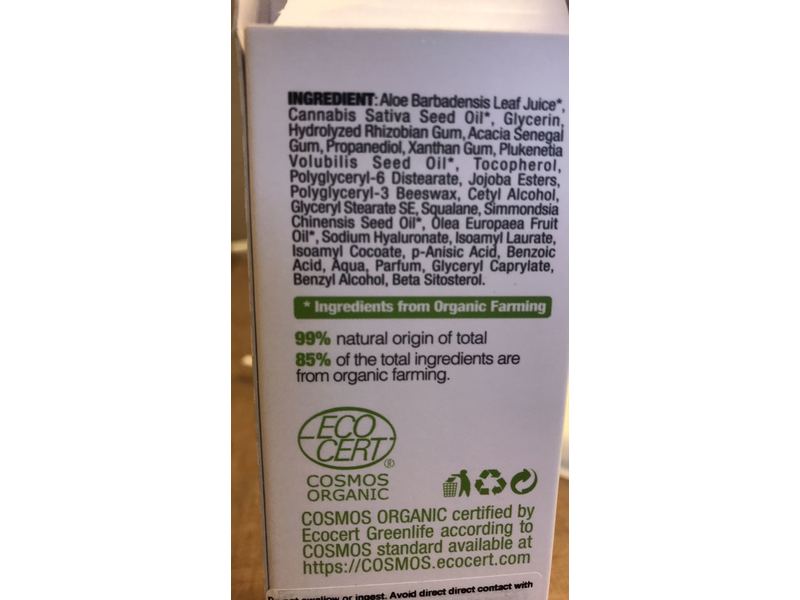 Organix Cosmetix Eye Lifting Serum, Hemp Valley, 30 mL