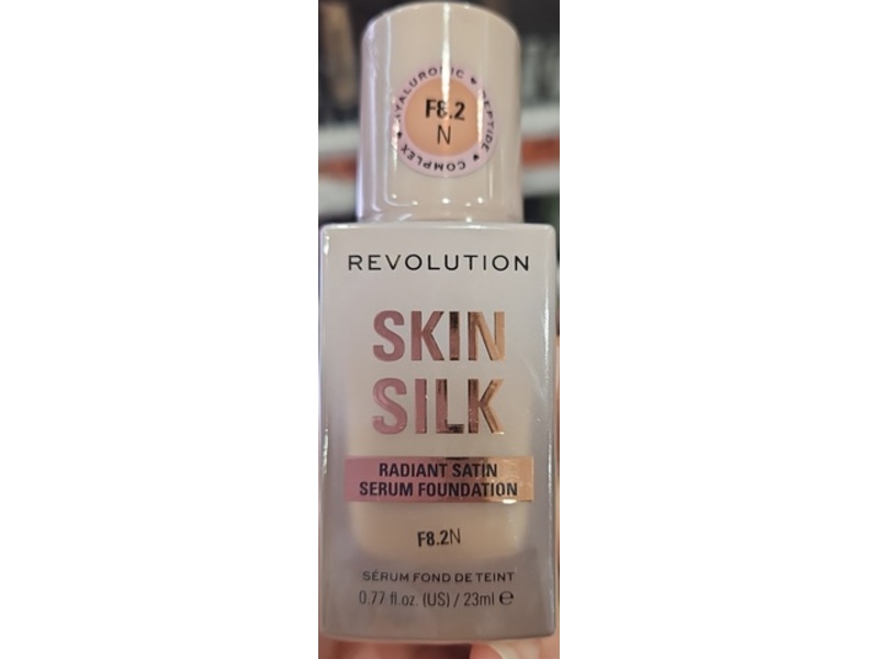 Revolution Skin Silk Radiant Satin Serum Foundation, F8.2N, 0.77 fl oz/23 mL
