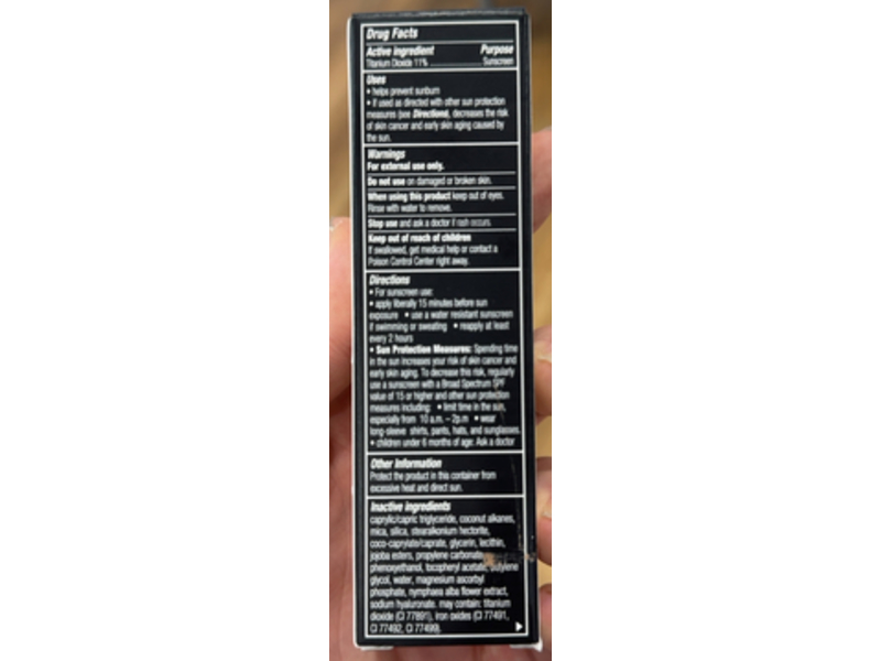 Bareminerals Original Pure Serum Radiant Natural Liquid Foundation + Mineral Sunscreen, SPF 20, Fair Cool 1, 1 fl oz/30 mL