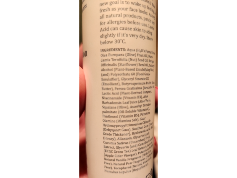 MooGoo Night Restoration Cream, Hyaluronic & Lactic Acid, 2.6 oz/75 g