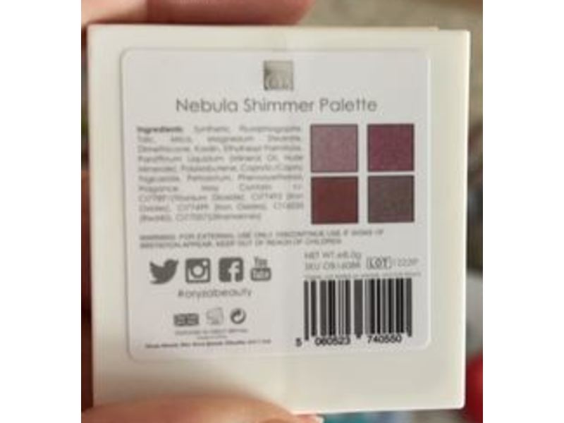 Oryza Beauty Shimmer Eyeshadow, Nebula, 8.0 g