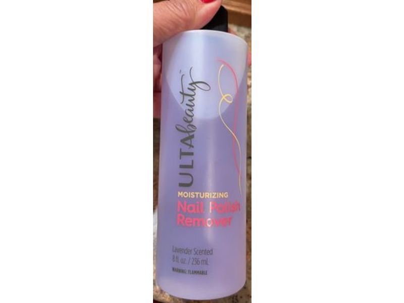 Ulta Beauty Moisturizing Nail Polish Remover, Lavender Scented, 8 fl oz/236 mL