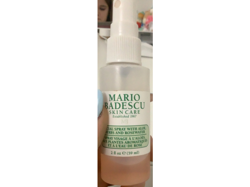 Mario Badescu Facial Spray, Herbs & Rose Water, 2 fl oz/59 mL