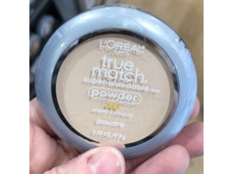 L'Oreal Paris True Match Powder, W1 Porcelain, 0.33 oz/9.5 g