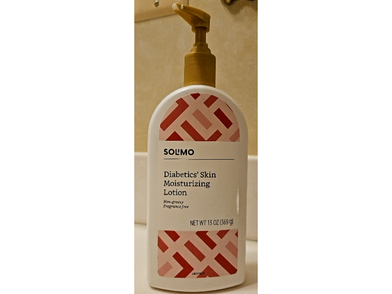 Solimo Diabetics' Skin Moisturizing Lotion, 13 oz/369 g, Pack Of 6
