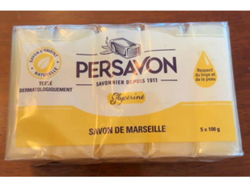 Persavon Glycerine Soap, 100 g, 5 Count