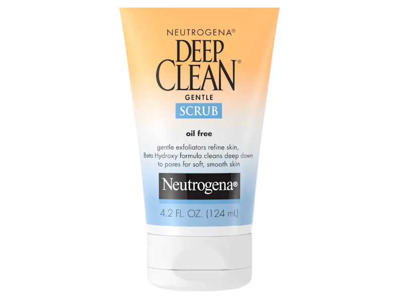 Neutrogena Deep Clean Gentle Scrub, Oil Free, 4.2 fl oz/124 mL