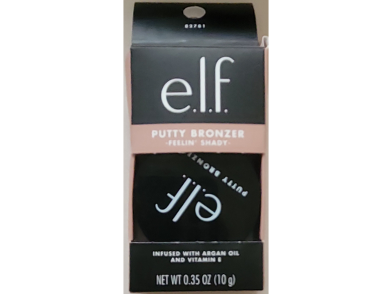 e.I.f. Cosmetics Putty Bronzer, Feelin Shady, Argan Oil, Vitamin E, 0.35 oz/10 g