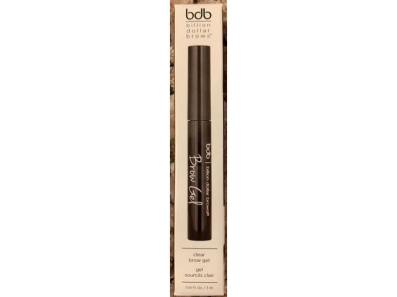 Billion Dollar Brows Clear Brow Gel, 0.10 fl oz/3 mL