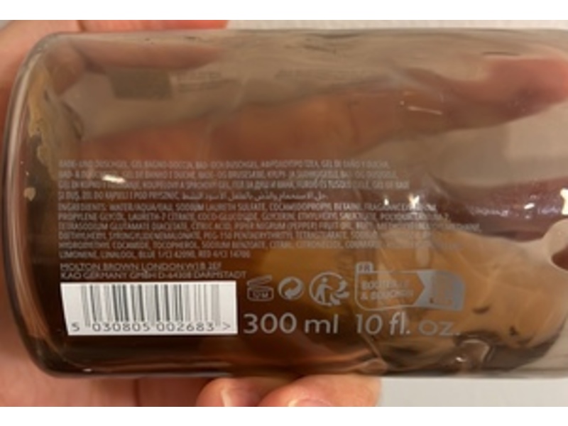 Molton Brown Bath And Shower Gel, Re-Charge Black Pepper,10 fl oz/300 mL