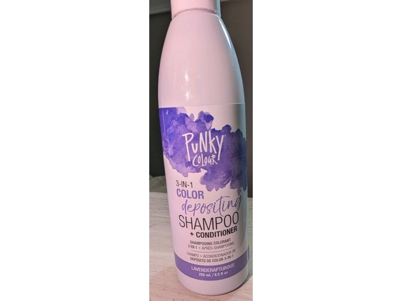 Punky Colour 3-In-1 Color Depositing Shampoo + Conditioner, Lavenderapturous, 8.5 fl oz/250 mL