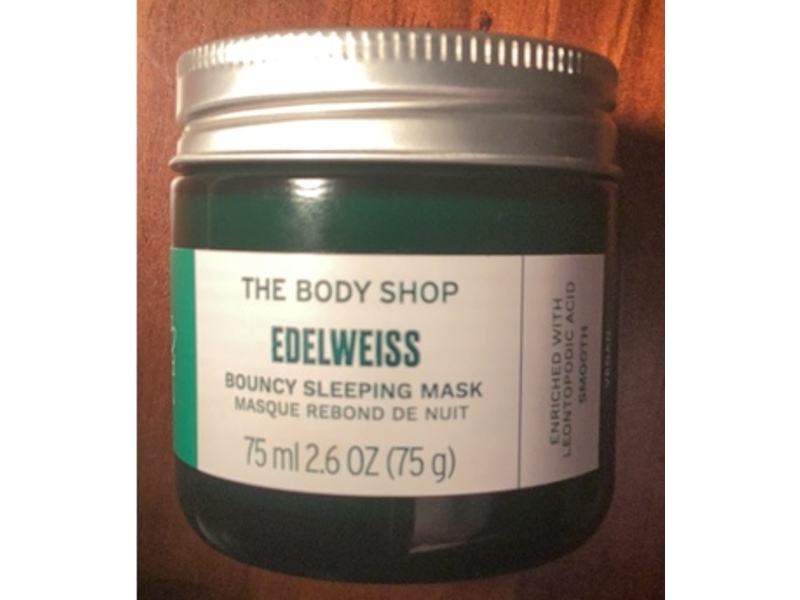 The Body Shop Edelweiss Bouncy Sleeping Mask, 2.6 oz/75 g