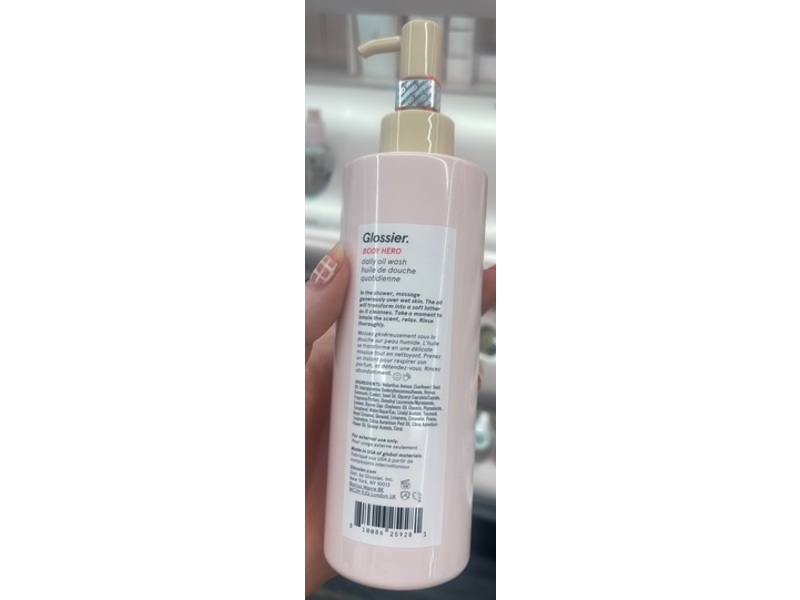 Glossier Body Hero Cleaning Gel, 8.4 fl oz/250 mL