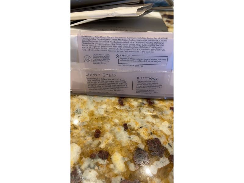Beekman 1802 Dewy Eyes Illuminating Eye Serum, 0.16 fl oz/5 mL