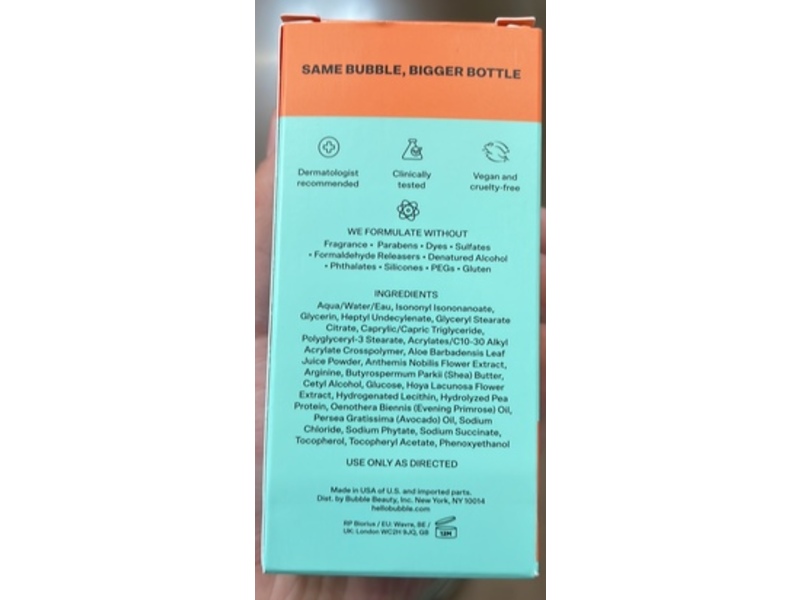 Bubble Slam Dunk Hydrating Moisturizer, 2.54 fl oz/75 mL