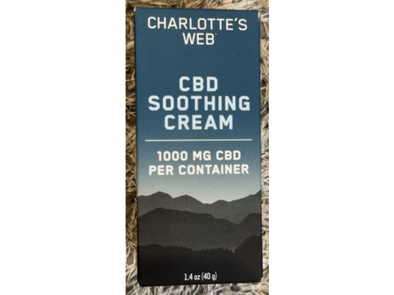 Charlotte's Web Cbd Soothing Cream, 1.4 oz/40 g