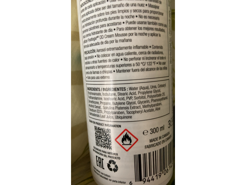 Footlogix Dd Cream Mousse, 300 mL