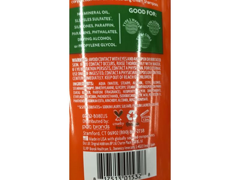 Cantu Hydrating Cream Conditioner, Sulfate-Free, 13.5 fl oz/400 mL