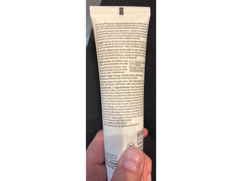 Briogeo Curl Charisma Hydrating Shampoo, Rice Amino + Avocado, 2 fl oz/59 mL