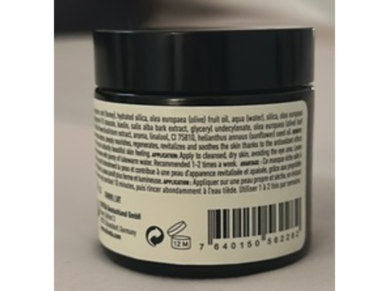 Oliveda Olive Matcha Face Mask, 2.0 fl oz/60 mL
